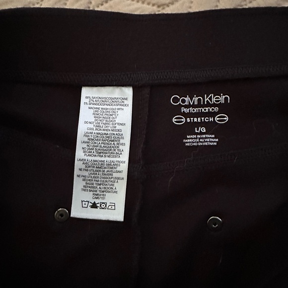 Like new! Calvin Klein Performance pants, black, size large - Picture 10 of 10